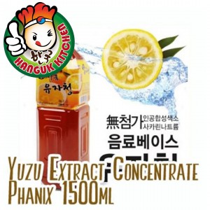 Korean Yuzu Extract Concentrate Phanix 1.5L