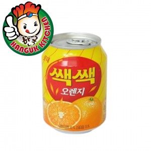 SacSac Orange Juice with Coconut Jelly Popular Korean Beverage 238ml